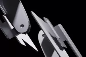 Abstract mechanical parts in artistic arrangement.